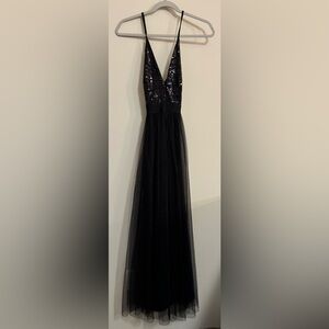 Elegant Black Evening Gown